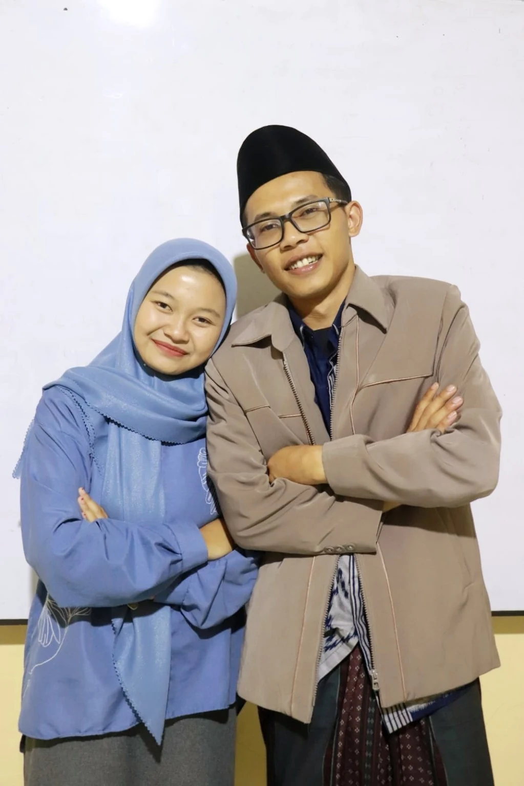 Foto kenangan De Iis dan Mas
